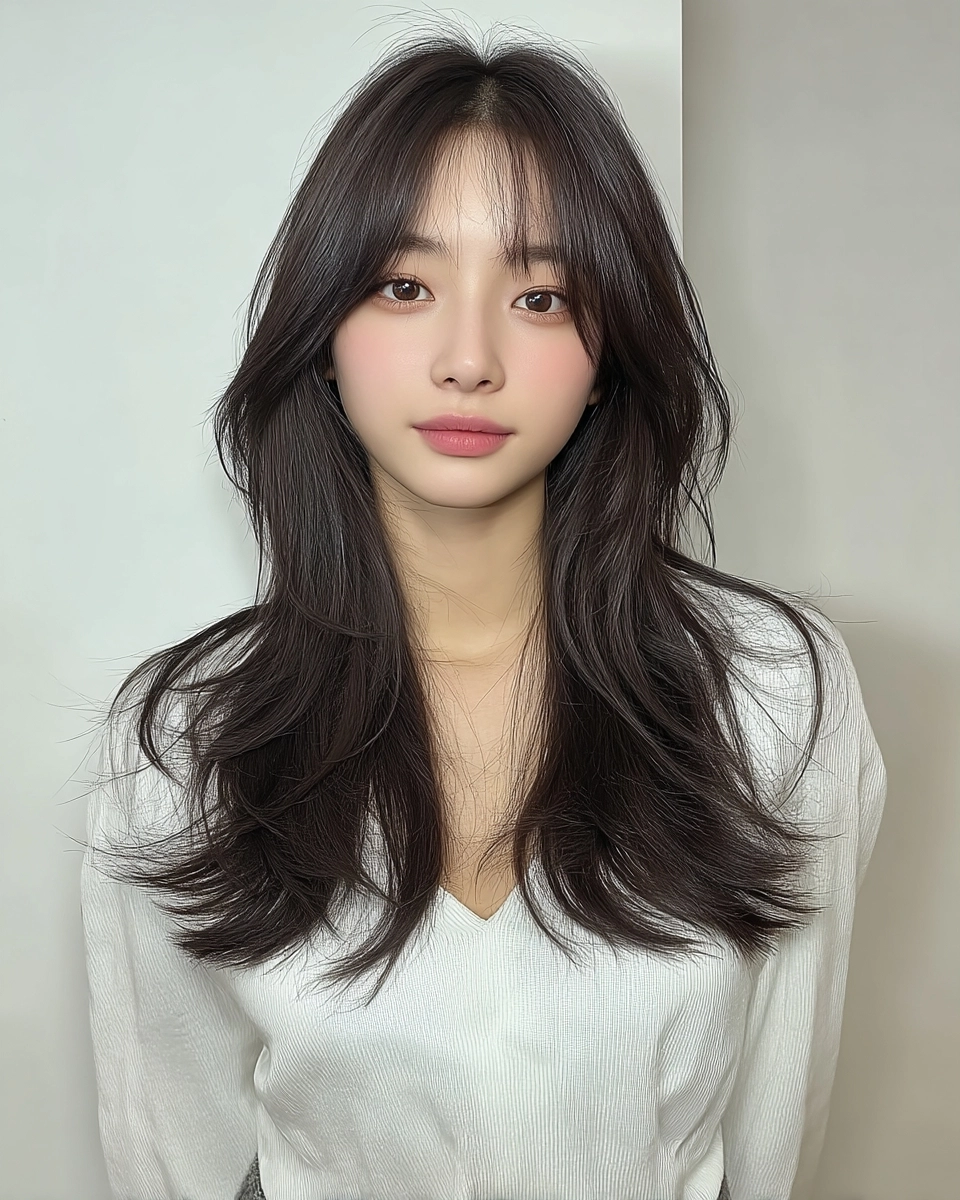 8 Best Layered Haircuts for 2026 | Korea Hair Salon 10 layered haircuts Seoul 2026 - Style 7 at Korea Hair Salon Seoul