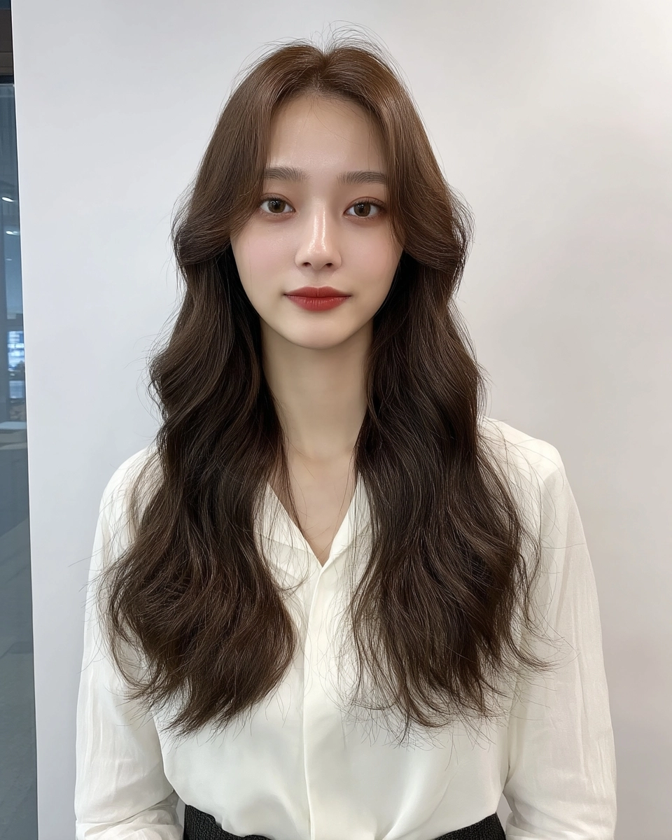 8 Best Natural Wave Styles 2026 | Korea Hair Salon 3 natural wave styles 2026 - Style 1 at Korea Hair Salon Seoul