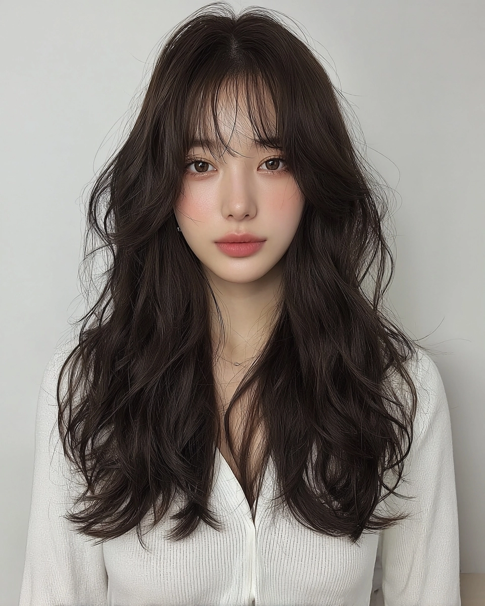 8 Best Natural Wave Styles 2026 | Korea Hair Salon 4 natural wave styles 2026 - Style 2 at Korea Hair Salon Seoul
