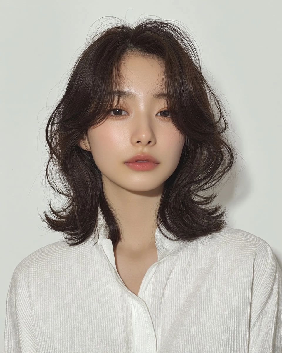 8 Best Natural Wave Styles 2026 | Korea Hair Salon 5 natural wave styles 2026 - Style 3 at Korea Hair Salon Seoul