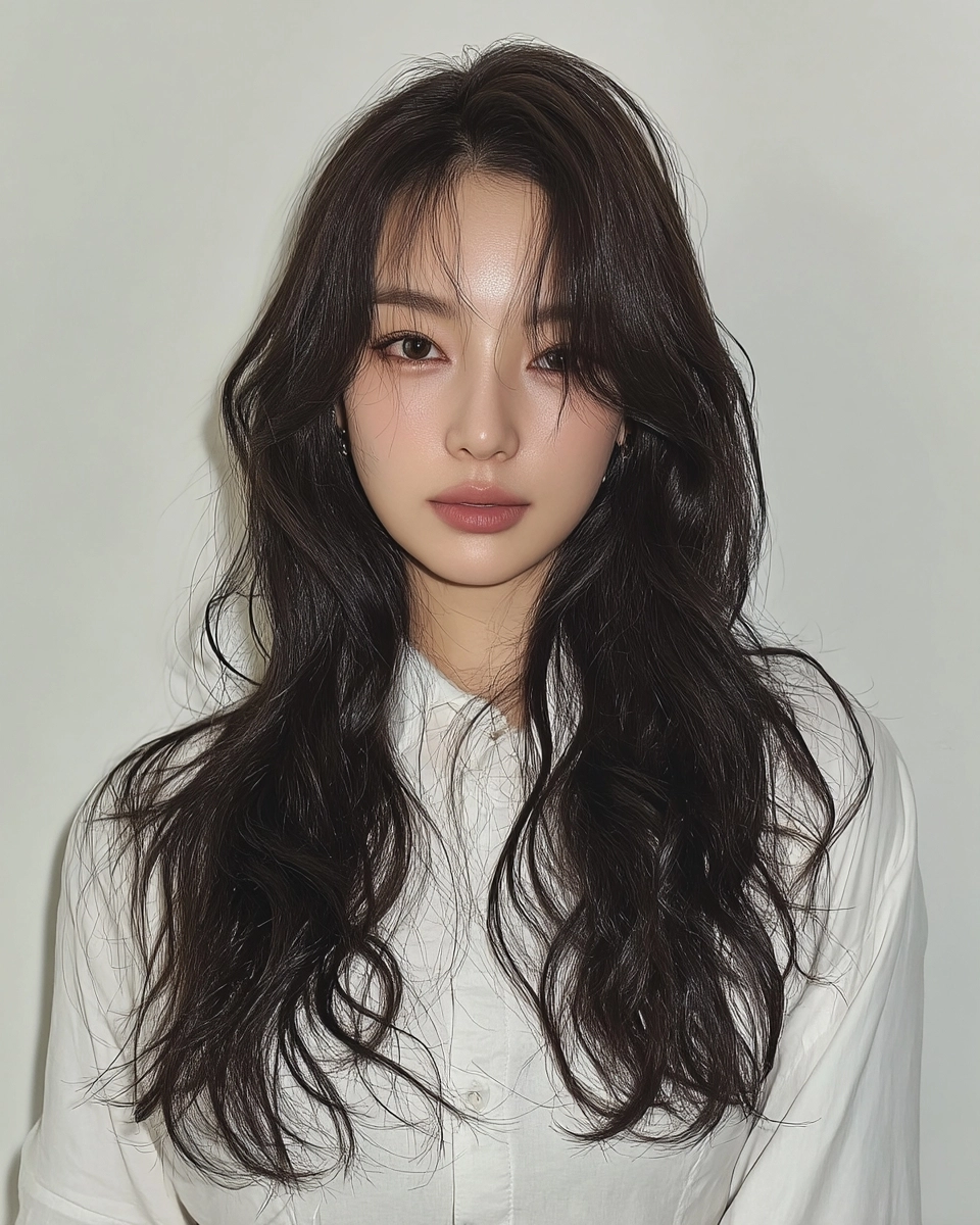 8 Best Natural Wave Styles 2026 | Korea Hair Salon 8 natural wave styles 2026 - Style 5 at Korea Hair Salon Seoul