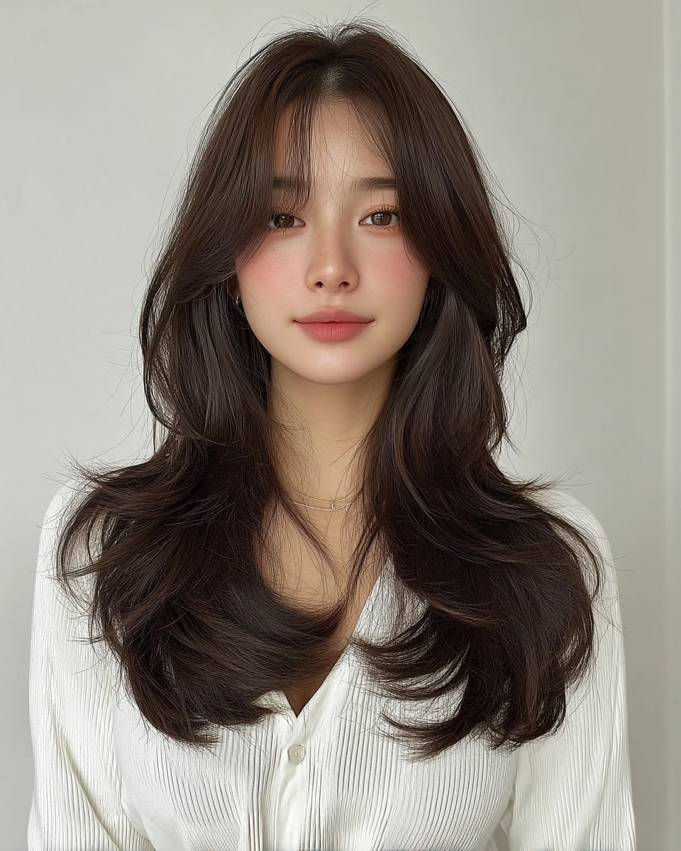 8 Best Natural Wave Styles 2026 | Korea Hair Salon 9 natural wave styles 2026 - Style 6 at Korea Hair Salon Seoul