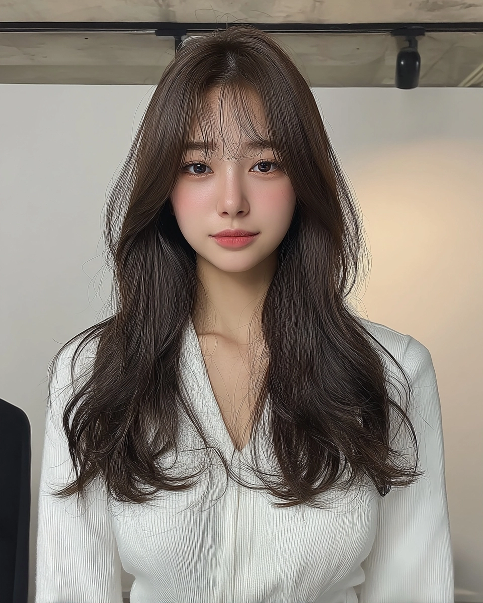 8 Best Natural Wave Styles 2026 | Korea Hair Salon 10 natural wave styles 2026 - Style 7 at Korea Hair Salon Seoul