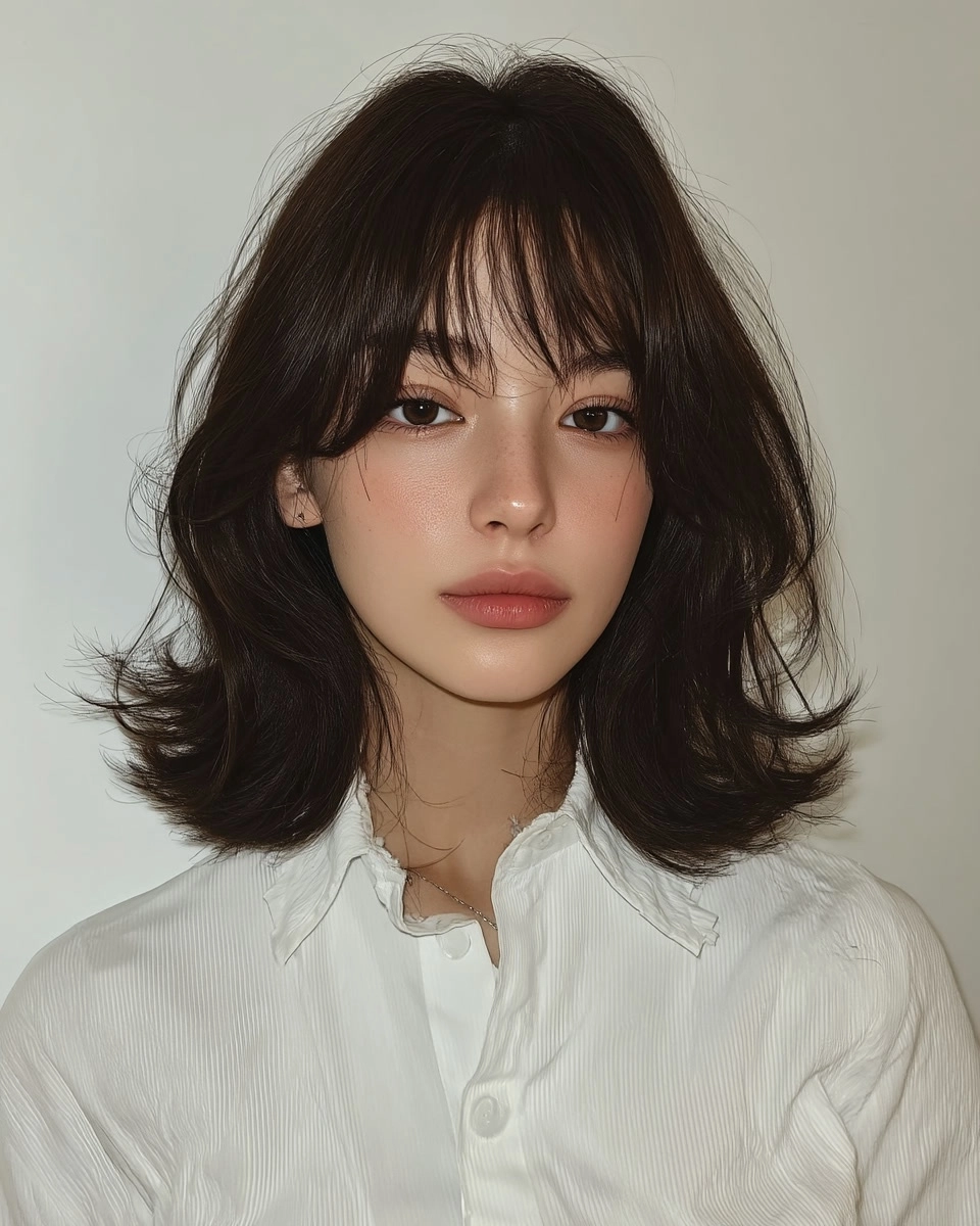 8 Best Natural Wave Styles 2026 | Korea Hair Salon 11 natural wave styles 2026 - Style 8 at Korea Hair Salon Seoul