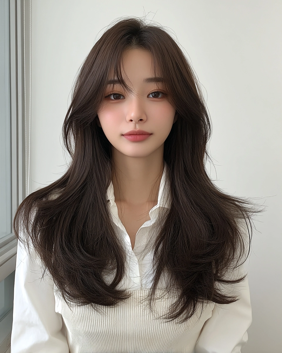8 Best Soft Layered Cuts 2026 | Korea Hair Salon 10 soft layered cuts 2026 Seoul - Style 7 at Korea Hair Salon Seoul