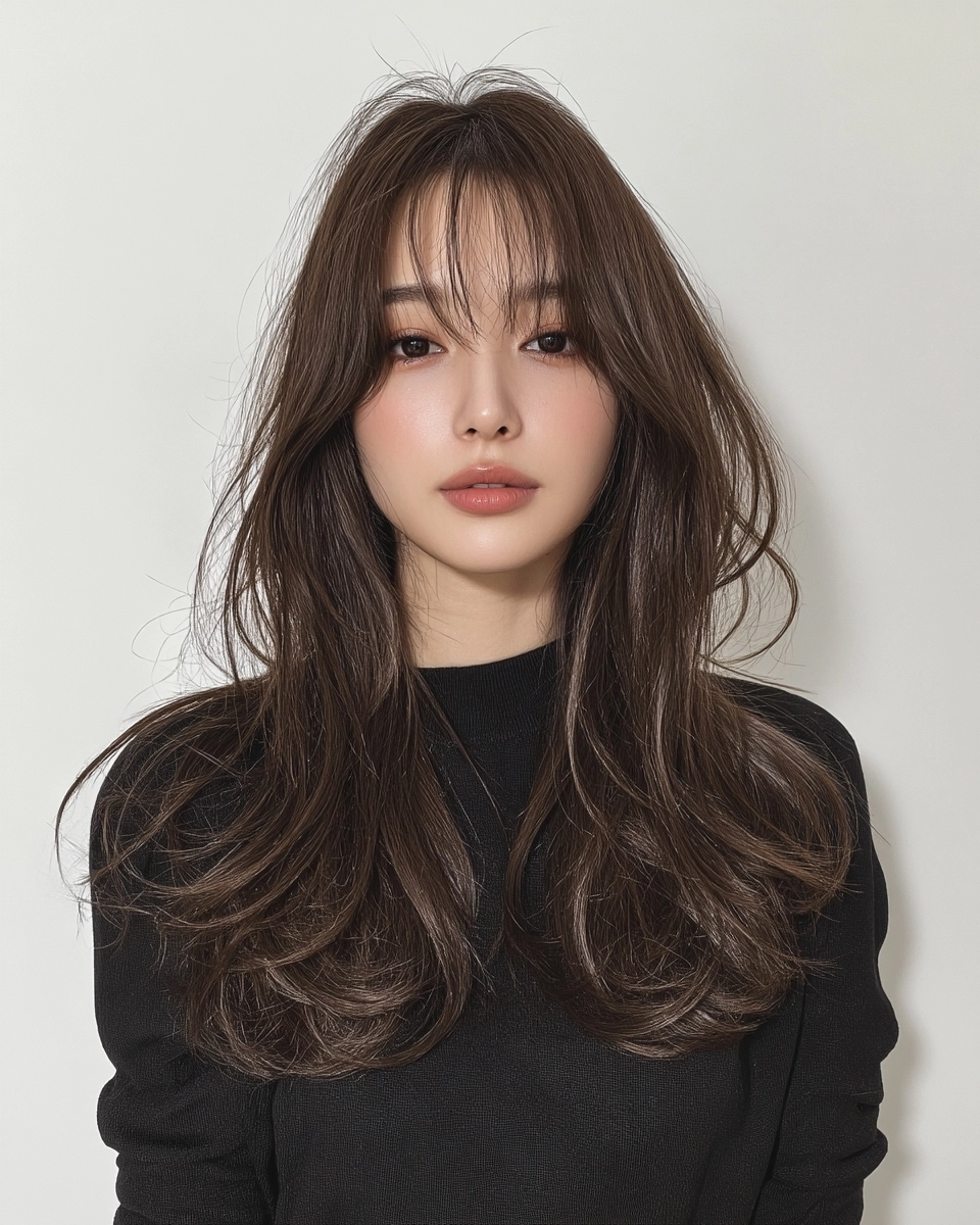 8 Best Soft Layered Cuts for Fall 2026 | Korea Hair Salon 4 soft layered cuts Fall 2026 - Style 2 at Korea Hair Salon Seoul