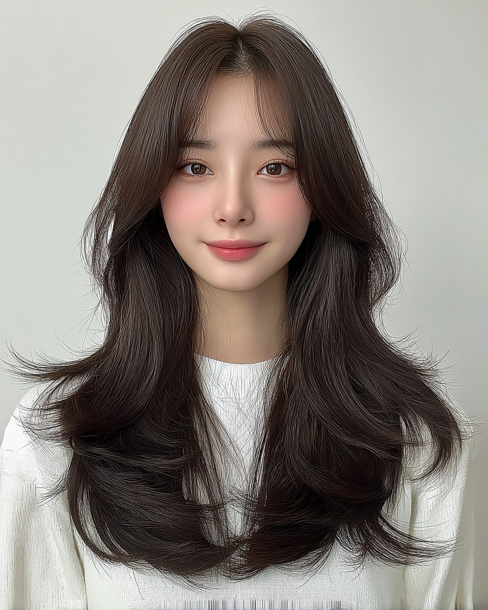 8 Best Soft Layered Cuts for Fall 2026 | Korea Hair Salon 7 soft layered cuts Fall 2026 - Style 4 at Korea Hair Salon Seoul
