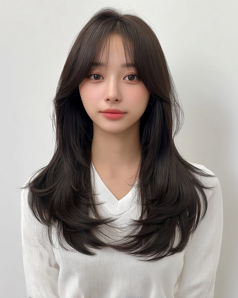 8 Best Soft Layered Cuts for Fall 2026 | Korea Hair Salon 11 soft layered cuts Fall 2026 - Style 8 at Korea Hair Salon Seoul