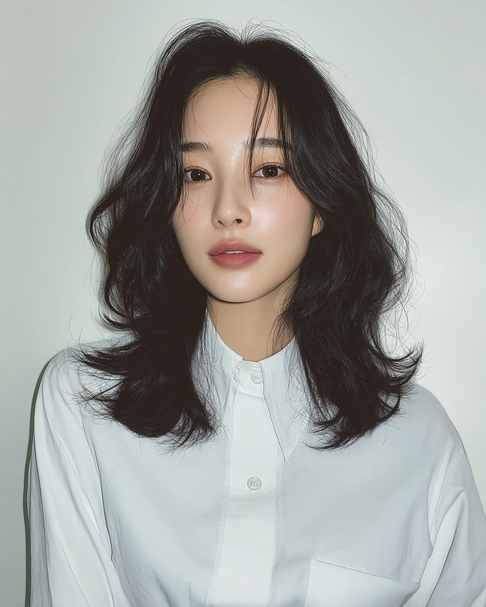 8 Best Soft Layered Waves 2026 | Korea Hair Salon 10 soft layered waves Seoul 2026 - Style 7 at Korea Hair Salon Seoul