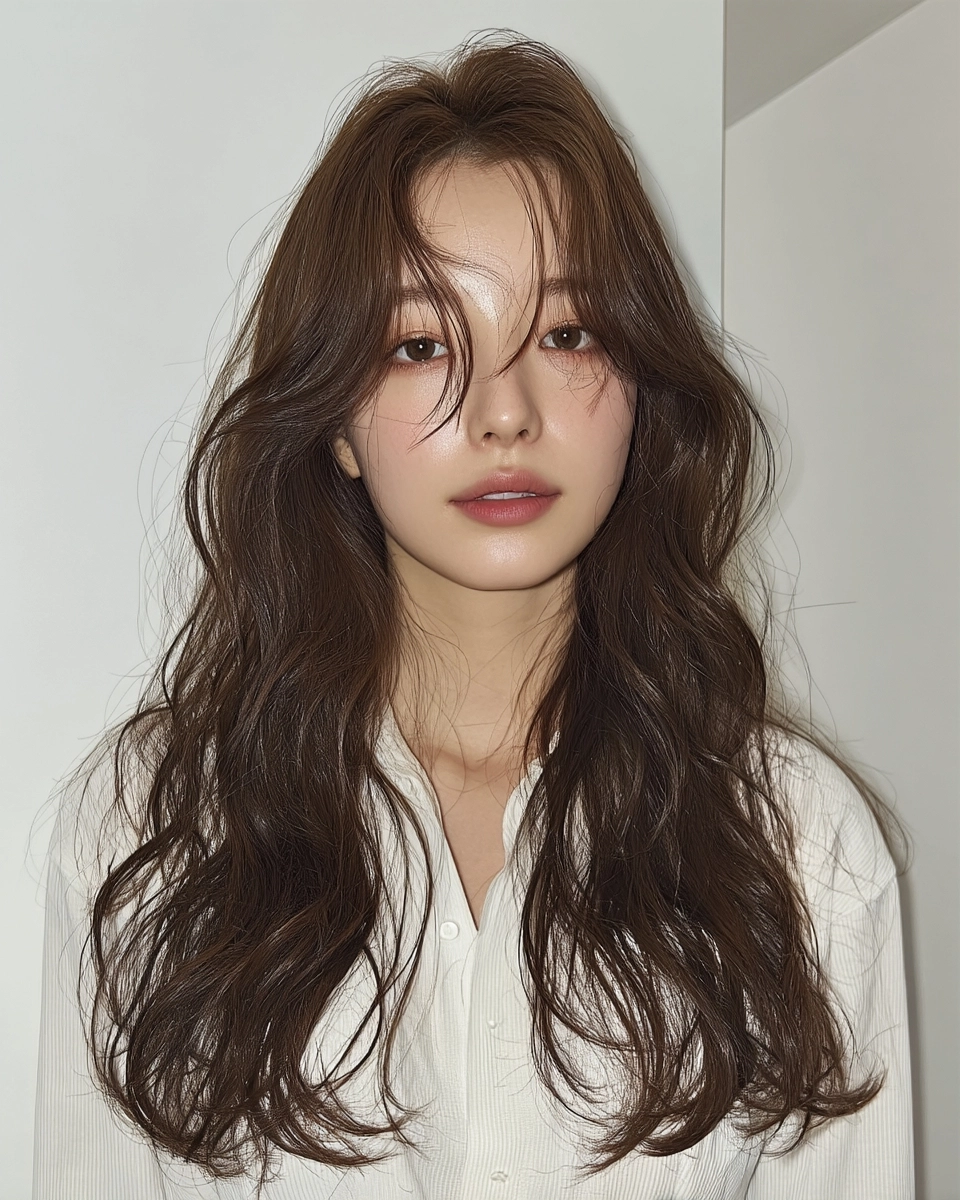 8 Best Soft Wave Perm Styles 2026 | Korea Hair Salon 4 soft wave perm Korea 2026 - Style 2 at Korea Hair Salon Seoul