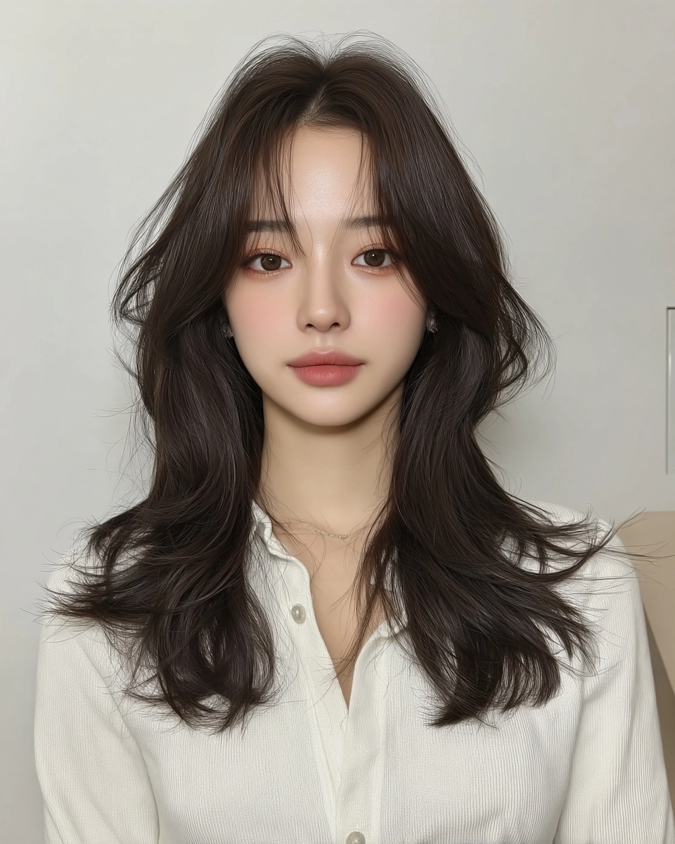 8 Best Soft Wave Perm Styles 2026 | Korea Hair Salon 4 soft wave perm Korea 2026 - Style 2 at Korea Hair Salon Seoul