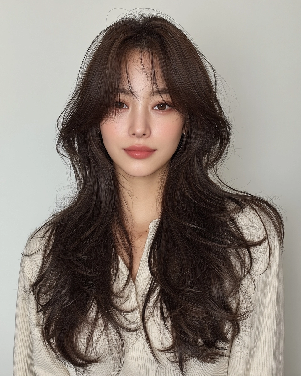 8 Best Soft Wave Perm Styles 2026 | Korea Hair Salon 4 soft wave perm Korea 2026 - Style 2 at Korea Hair Salon Seoul