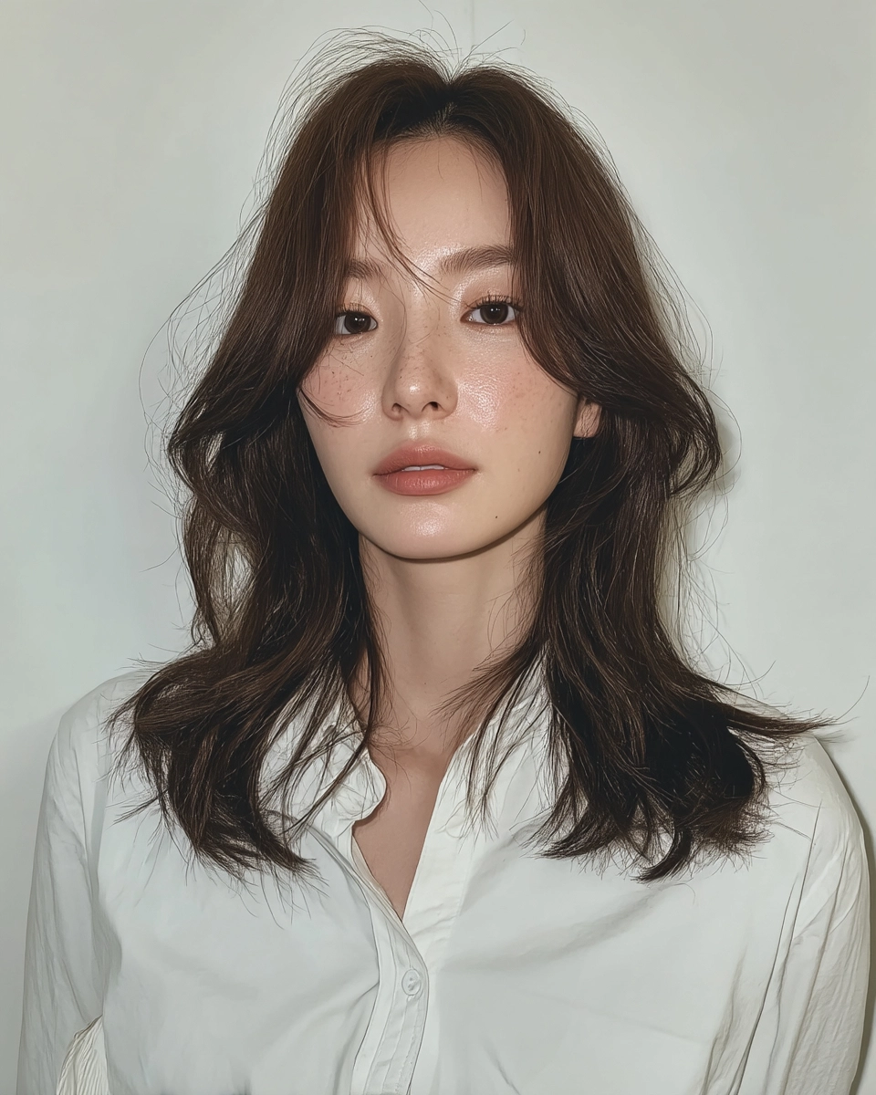 8 Best Soft Wave Perm Styles 2026 | Korea Hair Salon 4 soft wave perm Korea 2026 - Style 2 at Korea Hair Salon Seoul