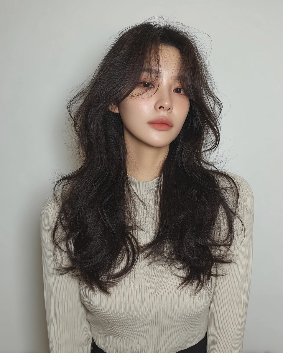 8 Best Soft Wave Perm Styles 2026 | Korea Hair Salon 5 soft wave perm 2026 - Style 3 at Korea Hair Salon Seoul