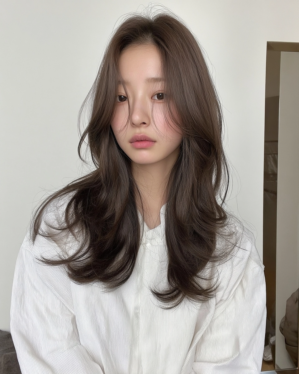 8 Best Soft Wave Perm Styles 2026 | Korea Hair Salon 7 soft wave perm Korea 2026 - Style 4 at Korea Hair Salon Seoul