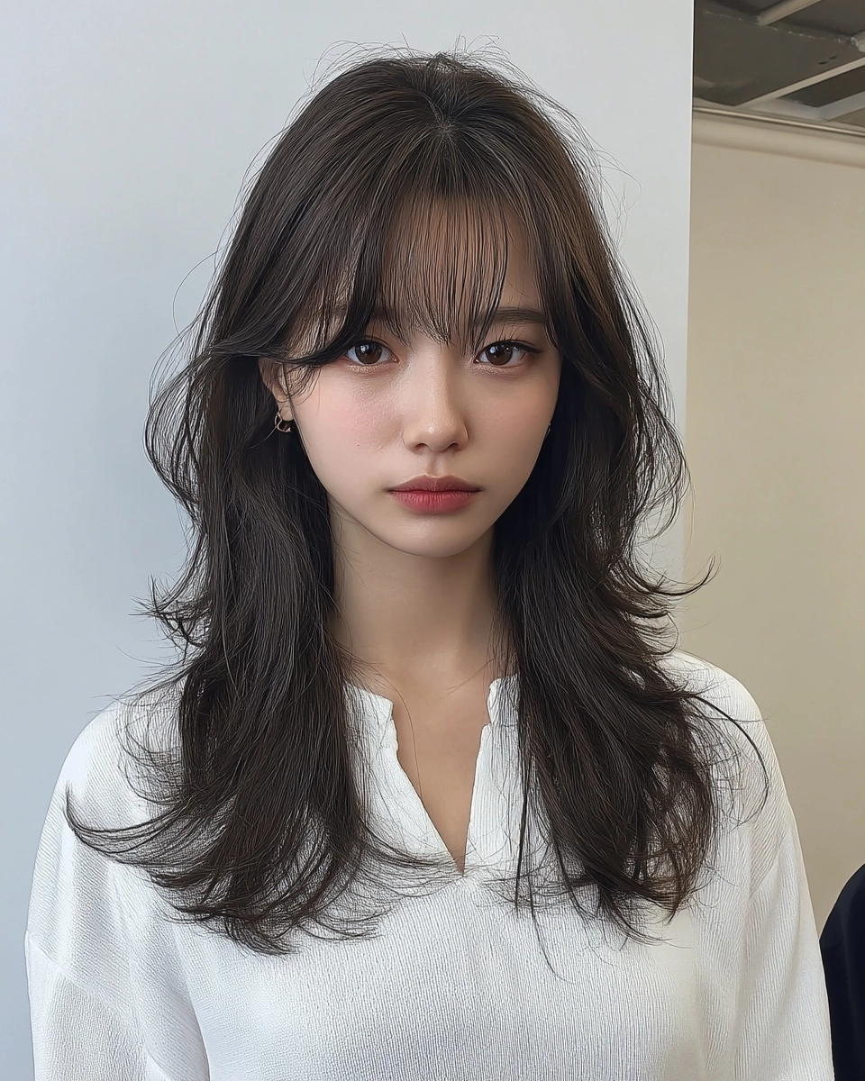 8 Best Soft Wave Perm Styles 2026 | Korea Hair Salon 8 soft wave perm Korea 2026 - Style 5 at Korea Hair Salon Seoul