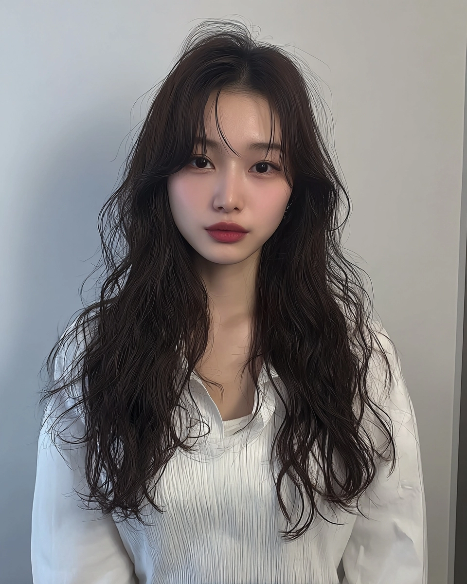 8 Best Soft Wave Perm Styles 2026 | Korea Hair Salon 8 soft wave perm Korea 2026 - Style 5 at Korea Hair Salon Seoul