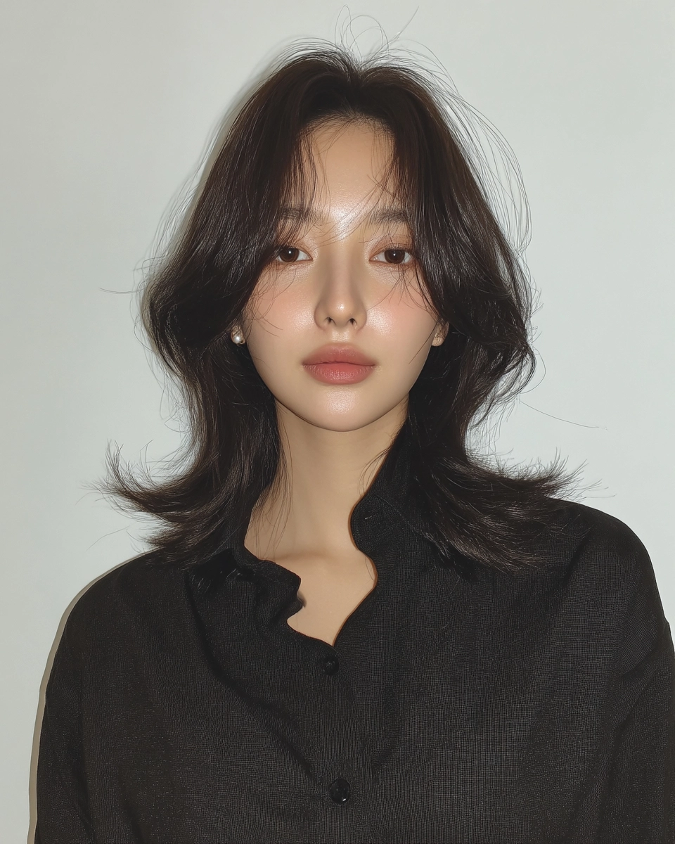 8 Best Soft Wave Perm Styles 2026 | Korea Hair Salon 8 soft wave perm Korea 2026 - Style 5 at Korea Hair Salon Seoul