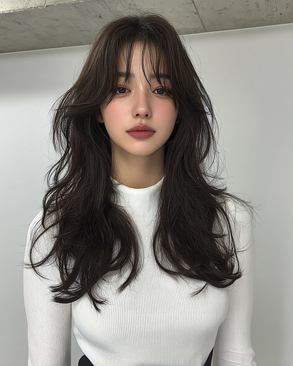 8 Best Soft Wave Perm Styles 2026 | Korea Hair Salon 8 soft wave perm Korea 2026 - Style 5 at Korea Hair Salon Seoul