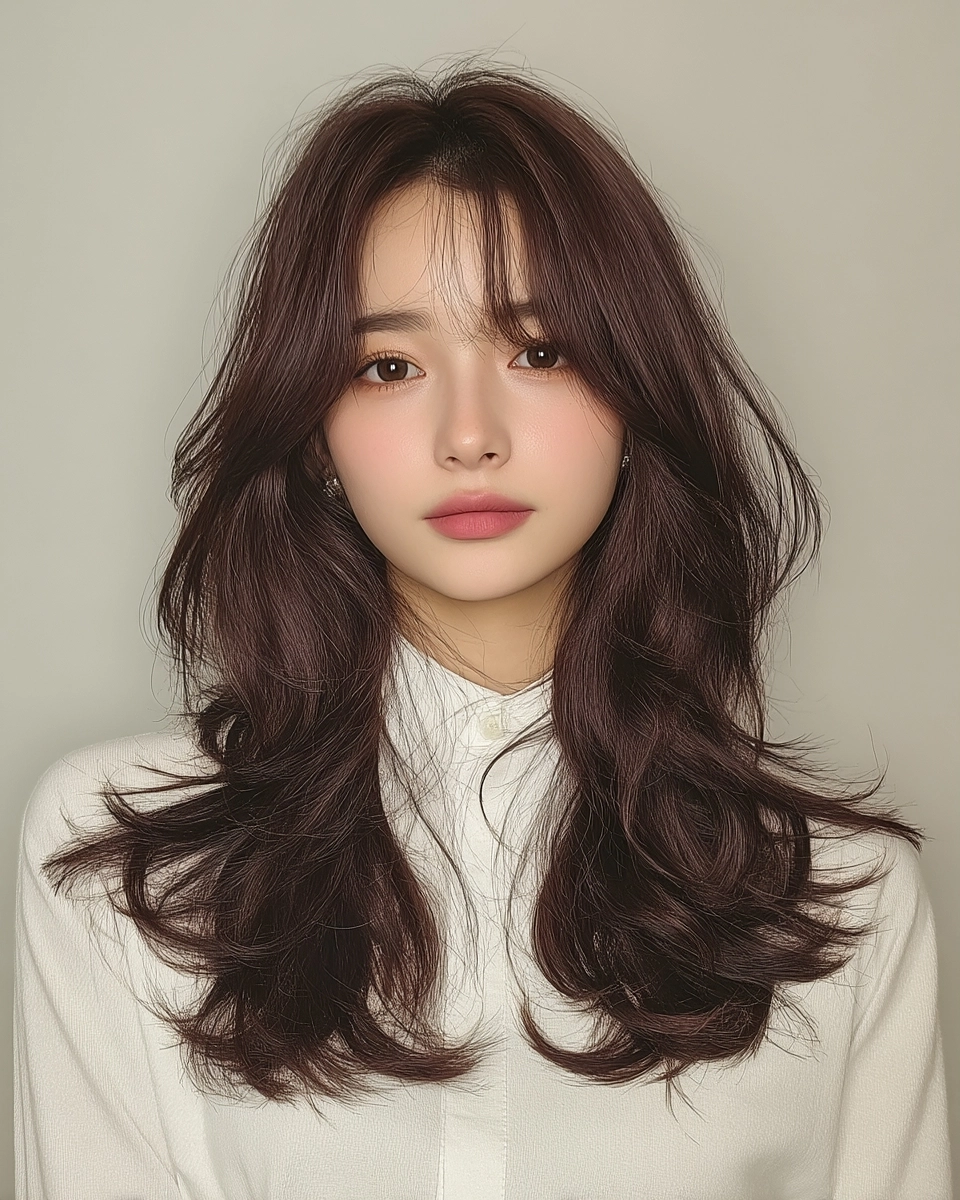 8 Best Soft Wave Perm Styles 2026 | Korea Hair Salon 8 soft wave perm Korea 2026 - Style 5 at Korea Hair Salon Seoul