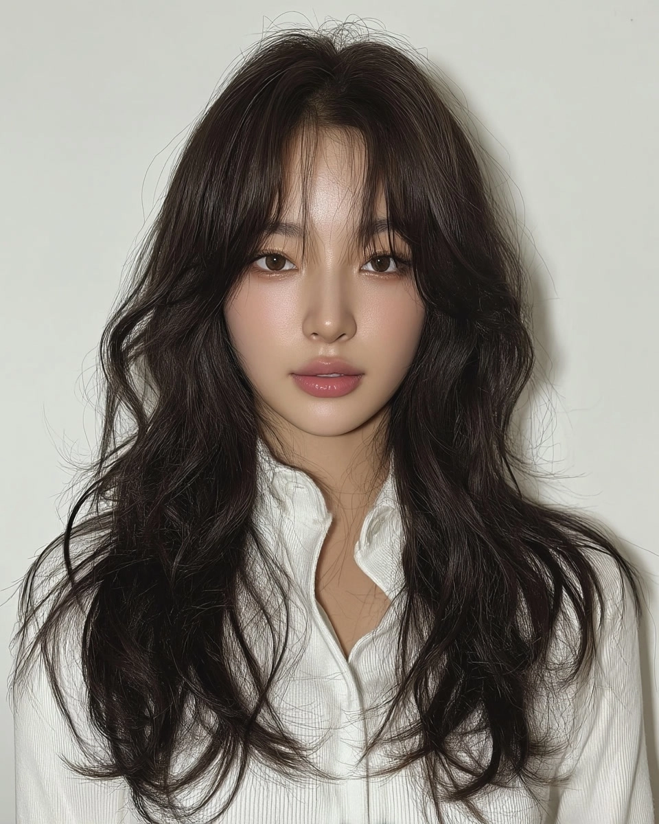 8 Best Soft Wave Perm Styles 2026 | Korea Hair Salon 9 soft wave perm Korea 2026 - Style 6 at Korea Hair Salon Seoul