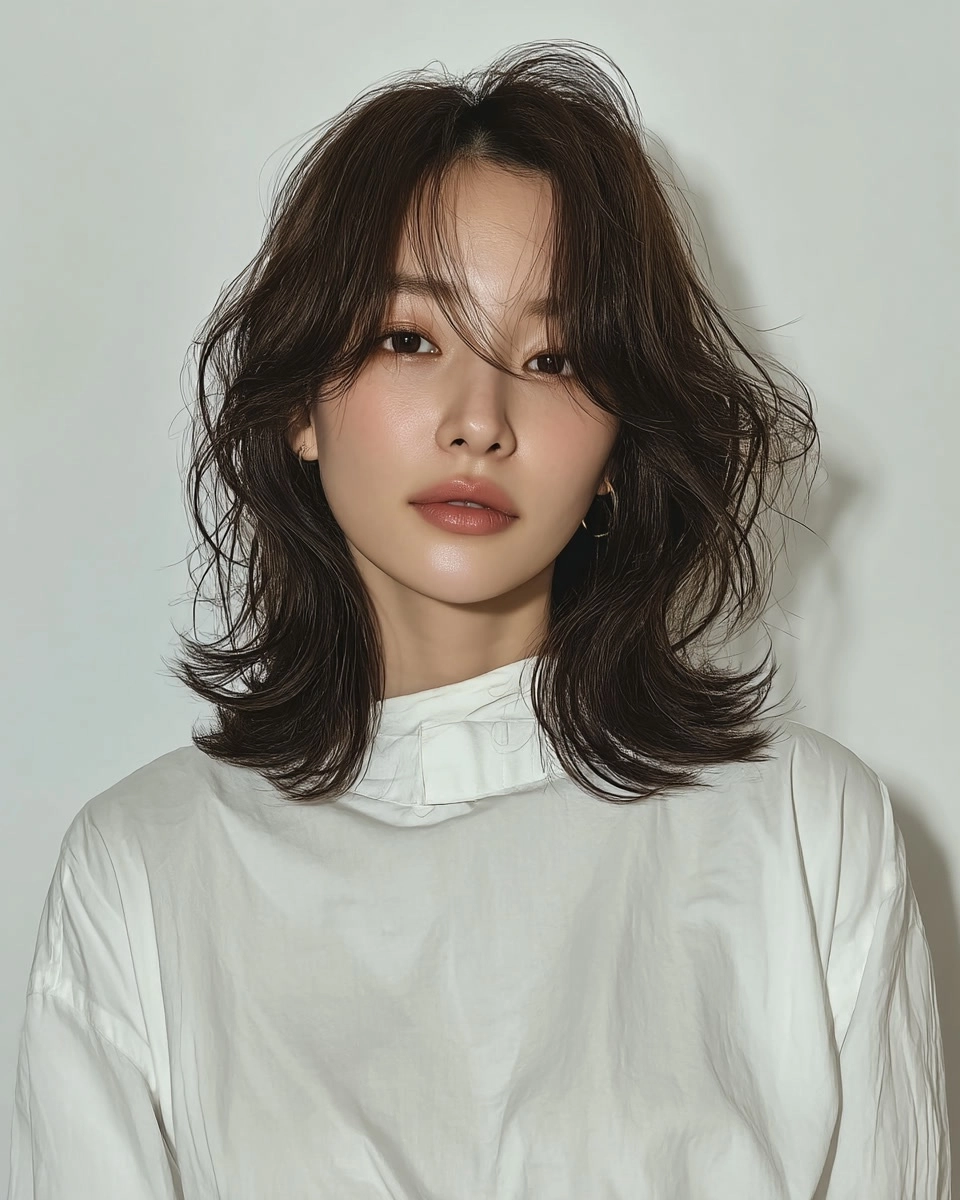 8 Best Soft Wave Perm Styles 2026 | Korea Hair Salon 10 soft wave perm Korea 2026 - Style 7 at Korea Hair Salon Seoul