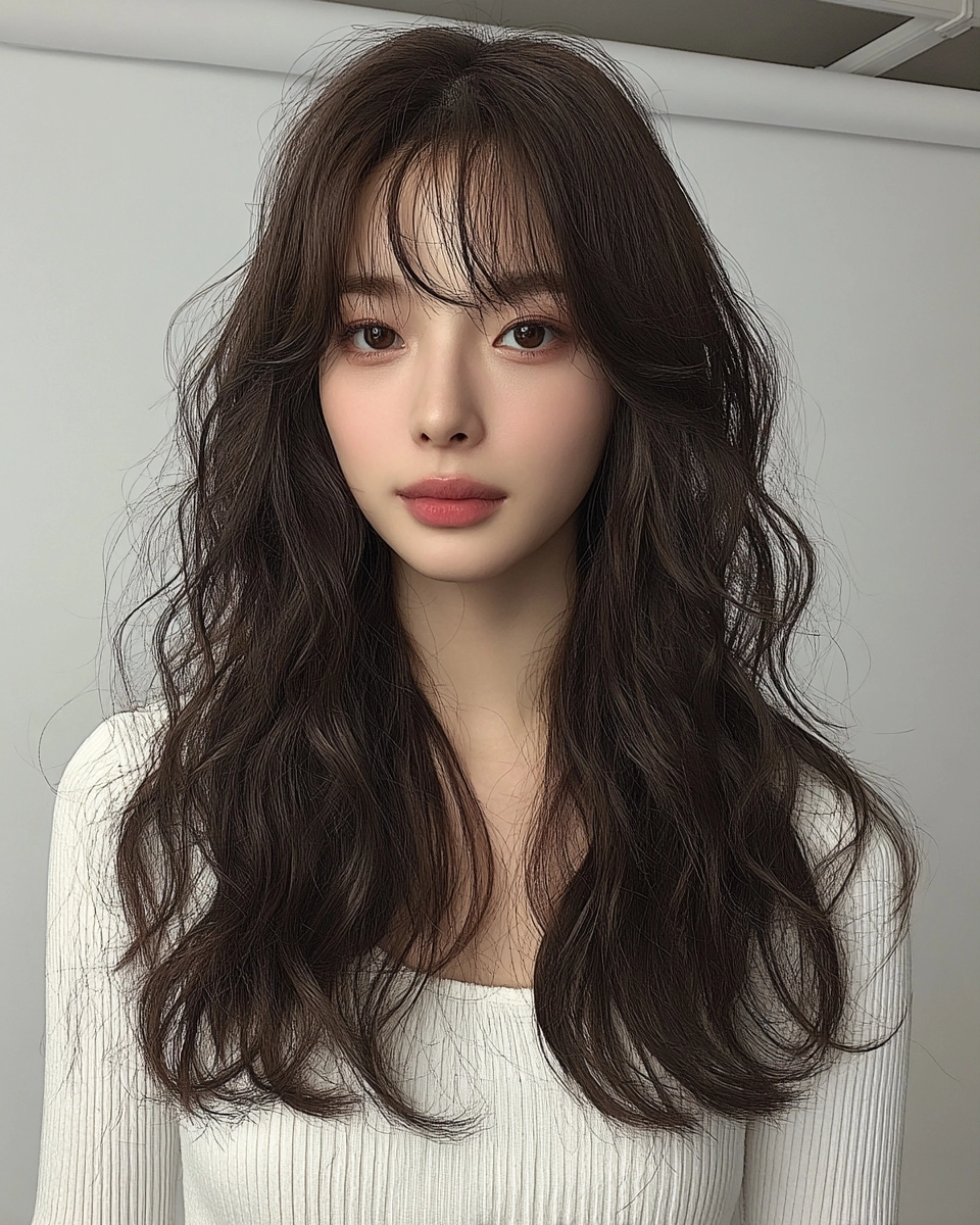 8 Best Soft Wave Perm Styles 2026 | Korea Hair Salon 10 soft wave perm Korea 2026 - Style 7 at Korea Hair Salon Seoul