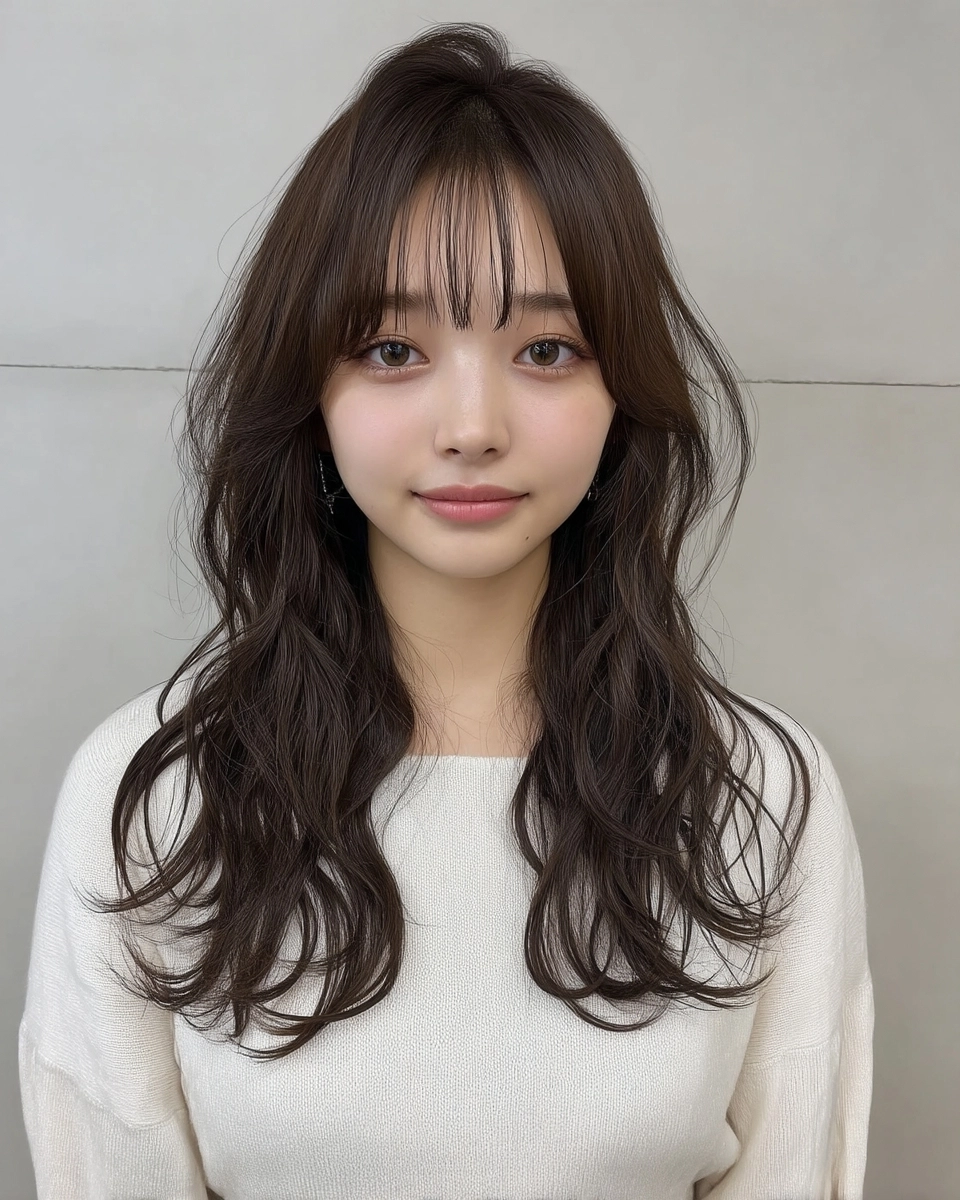 8 Best Soft Wave Perm Styles 2026 | Korea Hair Salon 11 soft wave perm 2026 - Style 8 at Korea Hair Salon Seoul