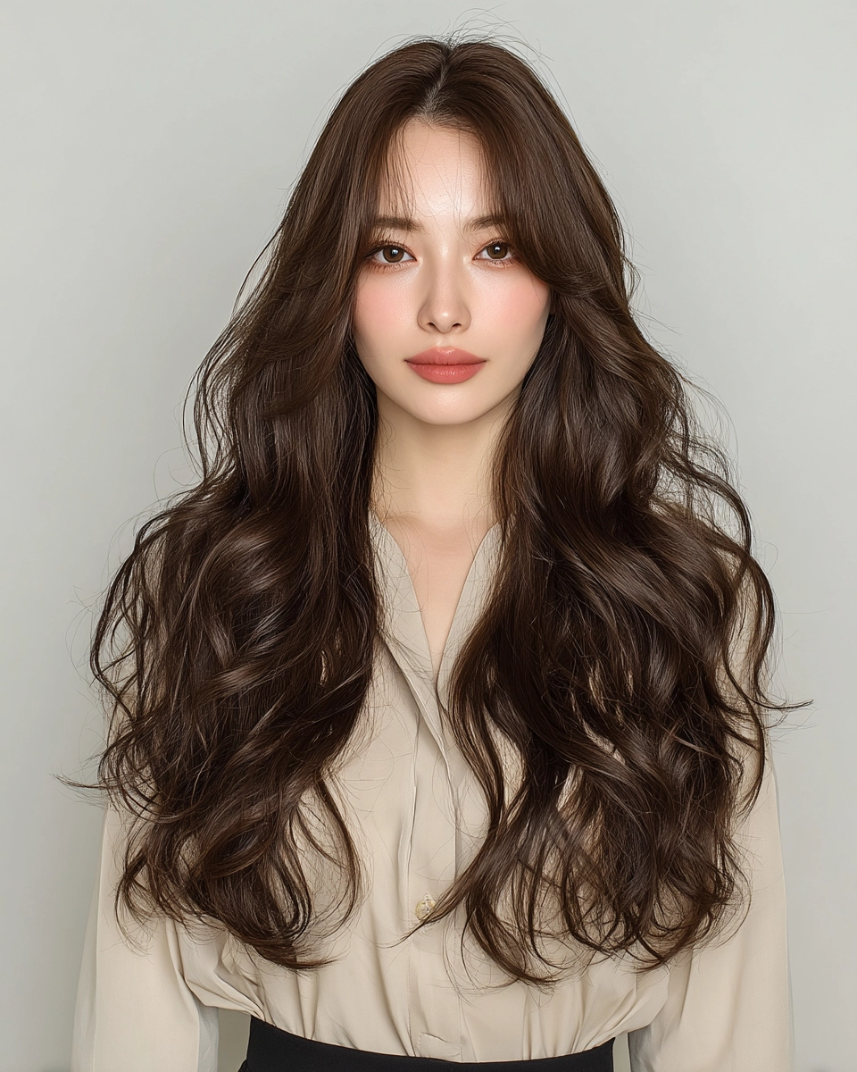8 Best Soft Wave Perms Korea 2026 | Korea Hair Salon 4 soft wave perm Korea 2026 - Style 2 at Korea Hair Salon Seoul