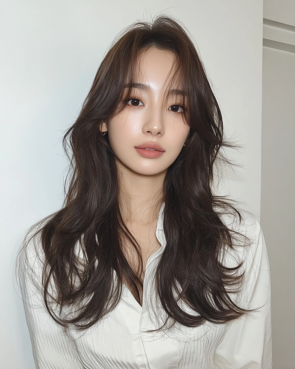 8 Best Textured Layered Styles 2026 | Korea Hair Salon 5 textured layered styles Seoul 2026 - Style 3 at Korea Hair Salon Seoul