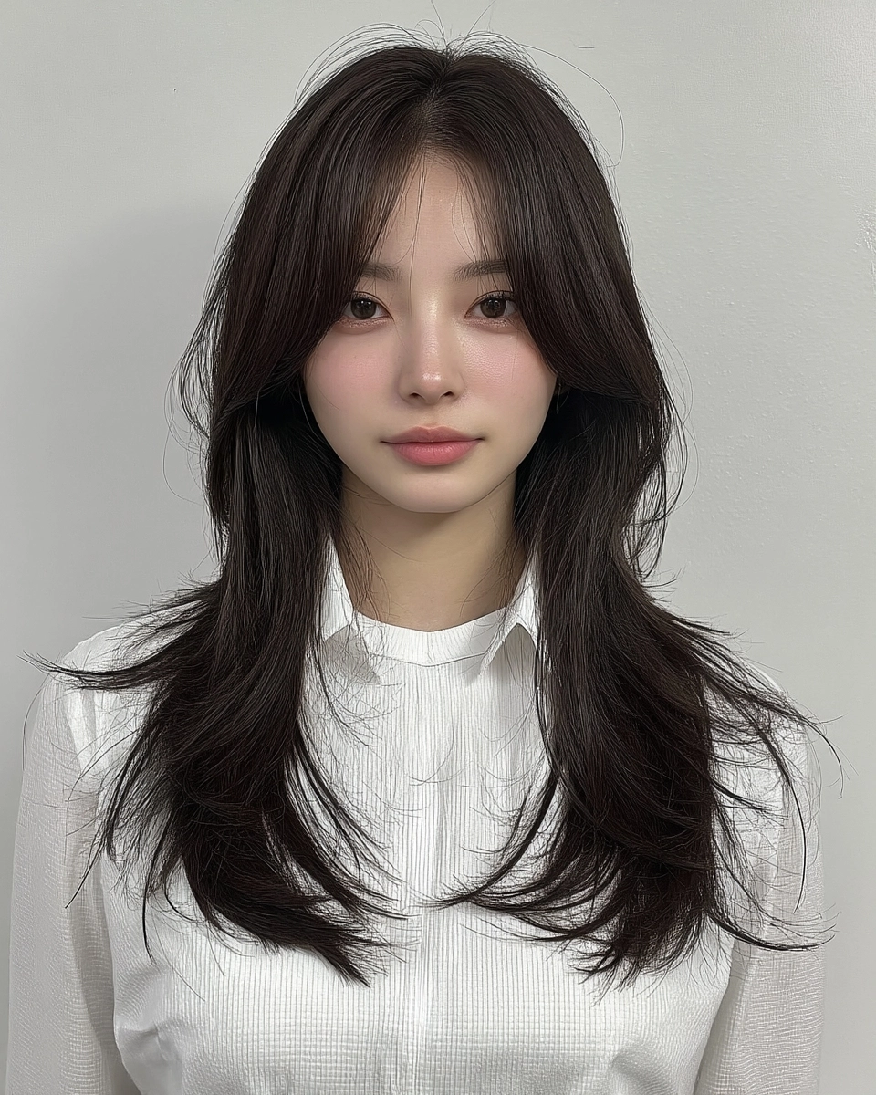 8 Best Textured Layered Styles 2026 | Korea Hair Salon 7 textured layered styles Seoul 2026 - Style 4 at Korea Hair Salon Seoul