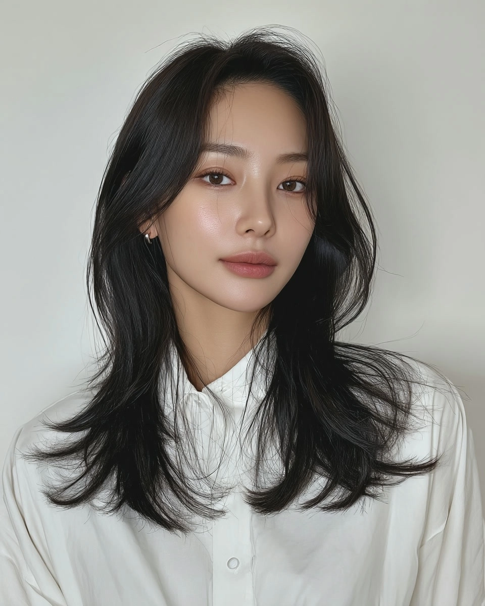 8 Best Textured Layered Styles 2026 | Korea Hair Salon 10 textured layered styles Seoul 2026 - Style 7 at Korea Hair Salon Seoul