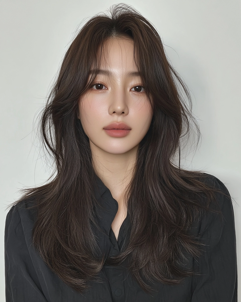 8 Best Voluminous Layered Styles 2026 | Korea Hair Salon 10 voluminous layered styles 2026 - Style 7 at Korea Hair Salon Seoul