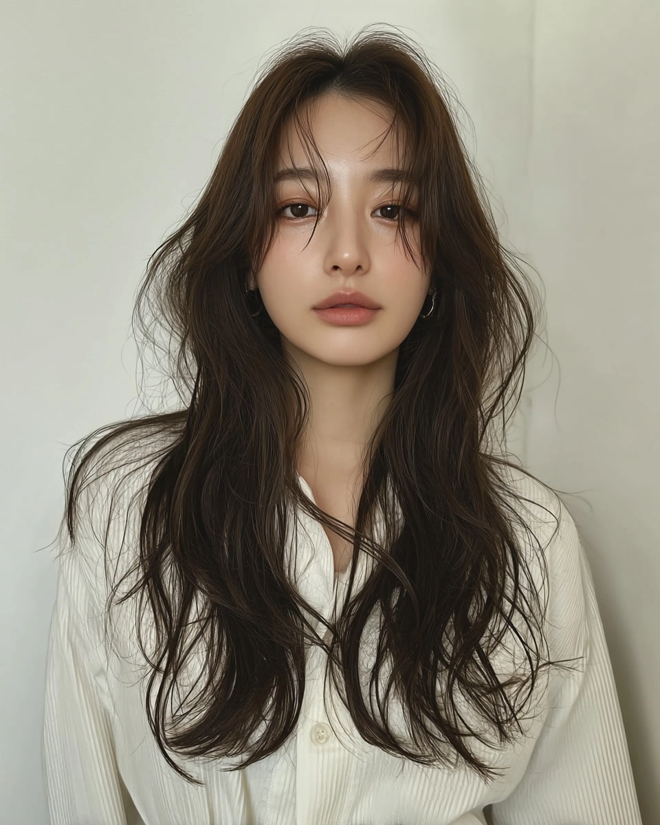 8 Best Wavy Hairstyles Korea 2026 | Korea Hair Salon 5 wavy hairstyles Korea 2026 - Style 3 at Korea Hair Salon Seoul