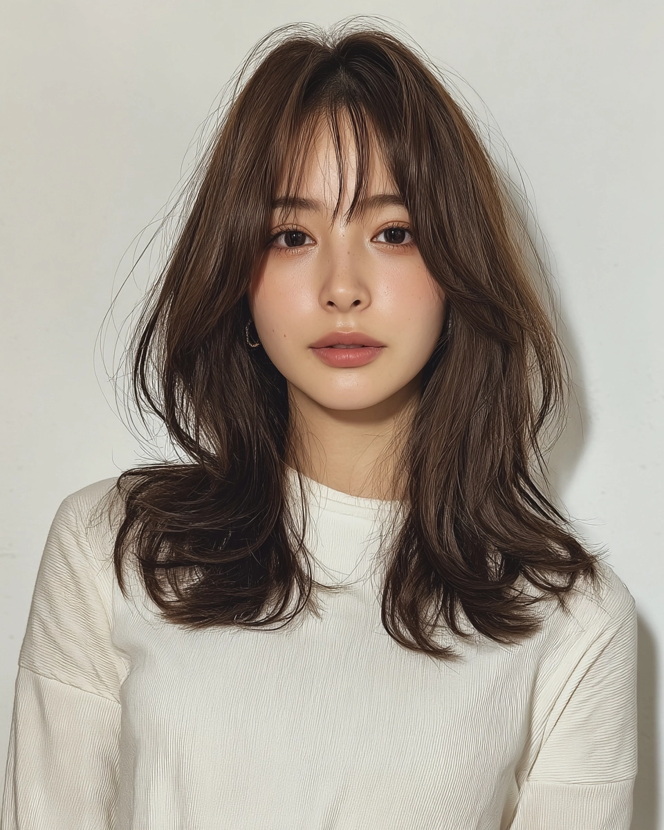 8 Best Wavy Hairstyles Korea 2026 | Korea Hair Salon 7 wavy hairstyles Korea 2026 - Style 4 at Korea Hair Salon Seoul