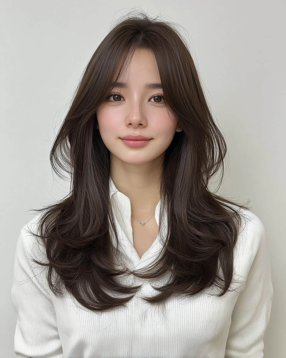 8 Best Wavy Hairstyles Korea 2026 | Korea Hair Salon 9 wavy hairstyles Korea 2026 - Style 6 at Korea Hair Salon Seoul