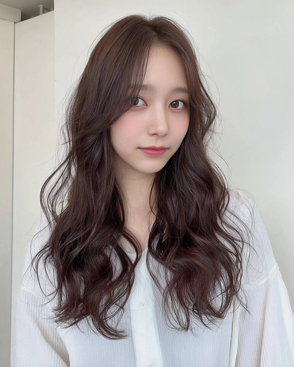 8 Best Wavy Hairstyles Korea 2026 | Korea Hair Salon 11 wavy hairstyles Korea 2026 - Style 8 at Korea Hair Salon Seoul