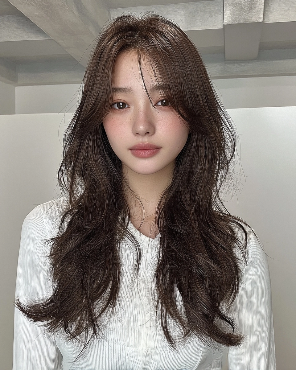 8 Chic Korean Layered Styles 2026 | Korea Hair Salon 5 chic Korean layered styles 2026 - Style 3 at Korea Hair Salon Seoul