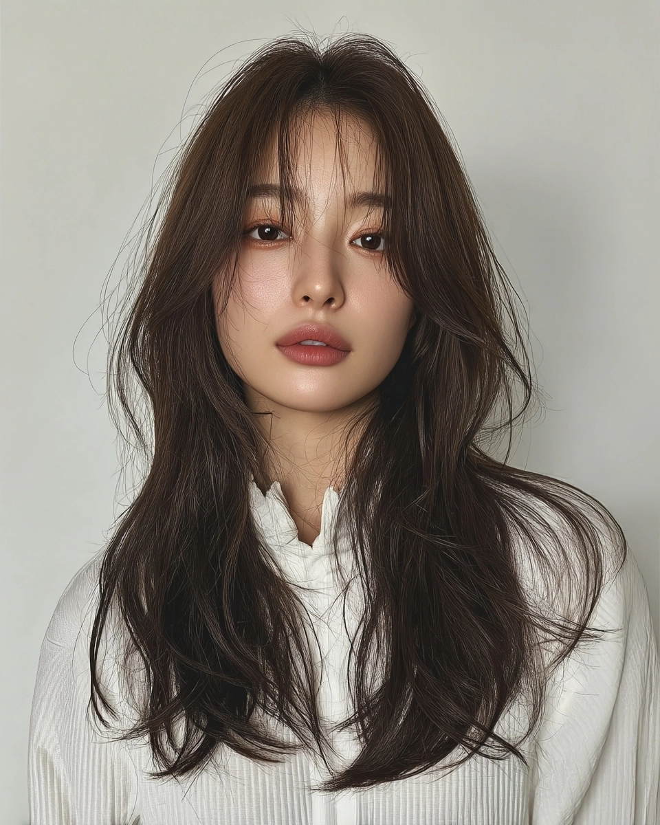 8 Chic Korean Layered Styles 2026 | Korea Hair Salon 11 chic Korean layered styles 2026 - Style 8 at Korea Hair Salon Seoul