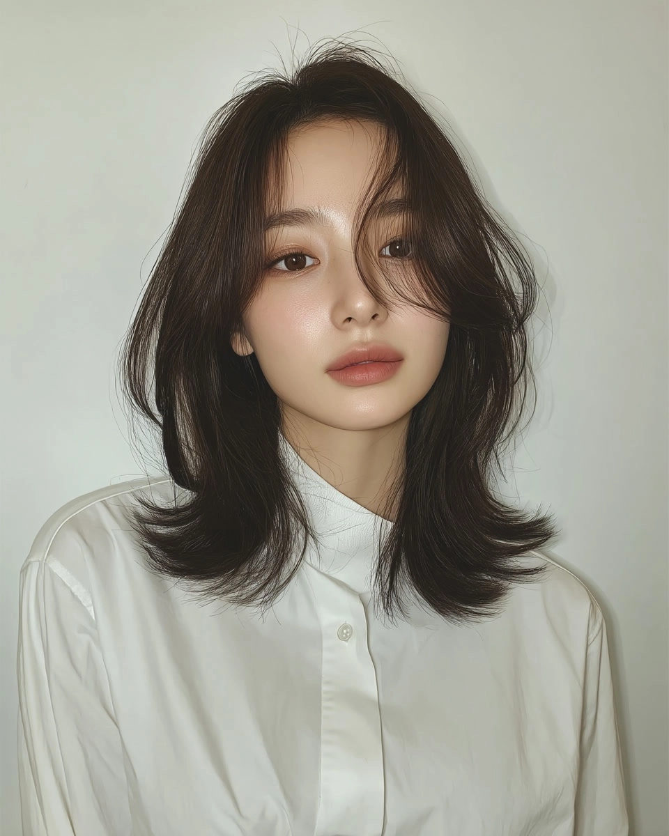 8 Chic Layered Cuts for 2026 | Korea Hair Salon 3 chic layered cuts 2026 - Style 1 at Korea Hair Salon Seoul