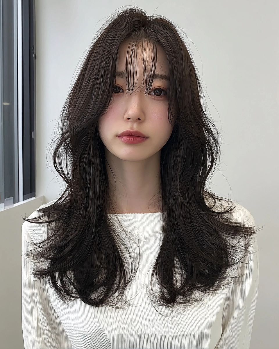 8 Chic Layered Cuts for 2026 | Korea Hair Salon 4 chic layered cuts 2026 - Style 2 at Korea Hair Salon Seoul