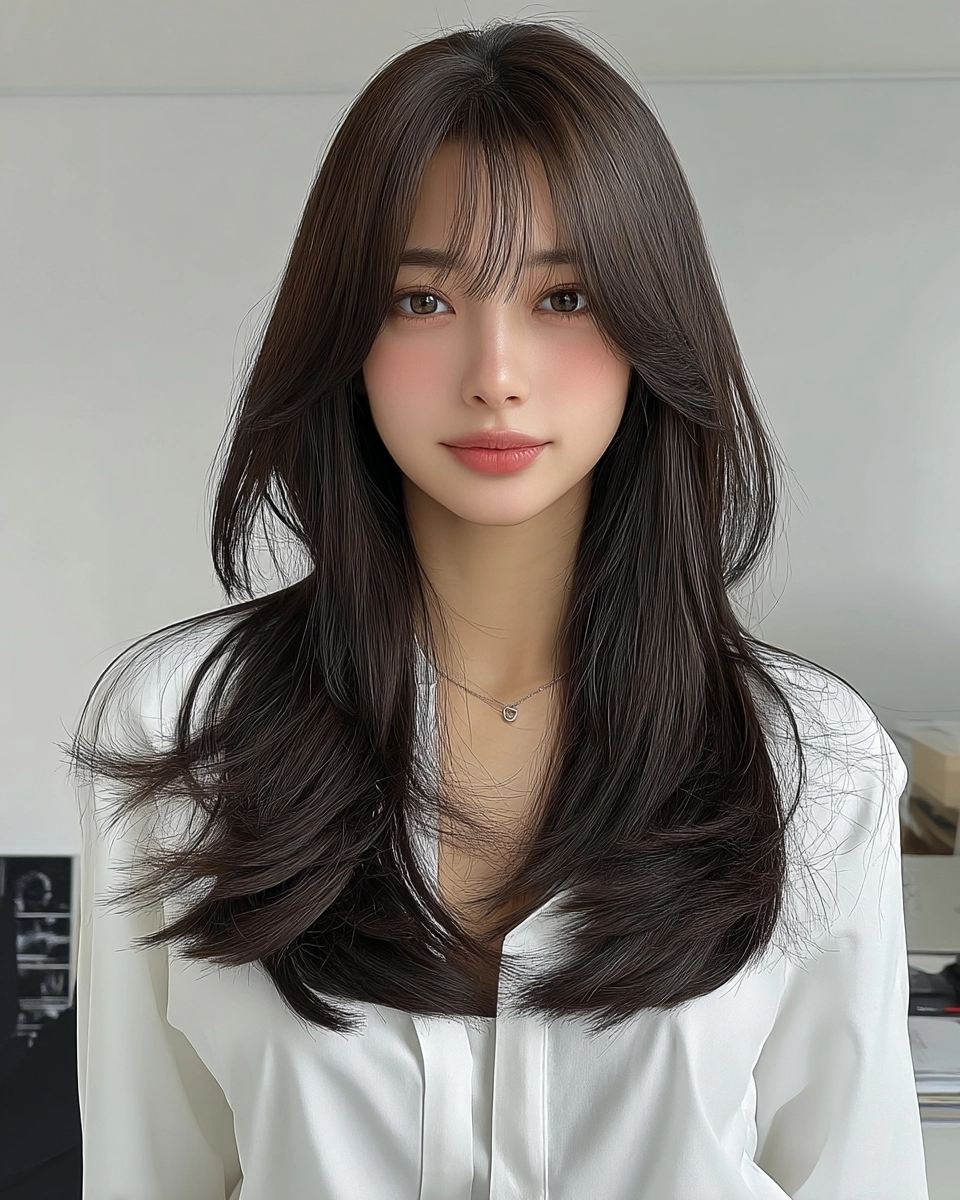 8 Chic Layered Cuts for 2026 | Korea Hair Salon 8 chic layered cuts 2026 - Style 5 at Korea Hair Salon Seoul