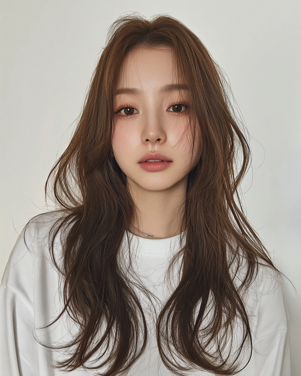 8 Chic Layered Hair Styles 2026 | Korea Hair Salon 7 chic layered hair Seoul 2026 - Style 4 at Korea Hair Salon Seoul