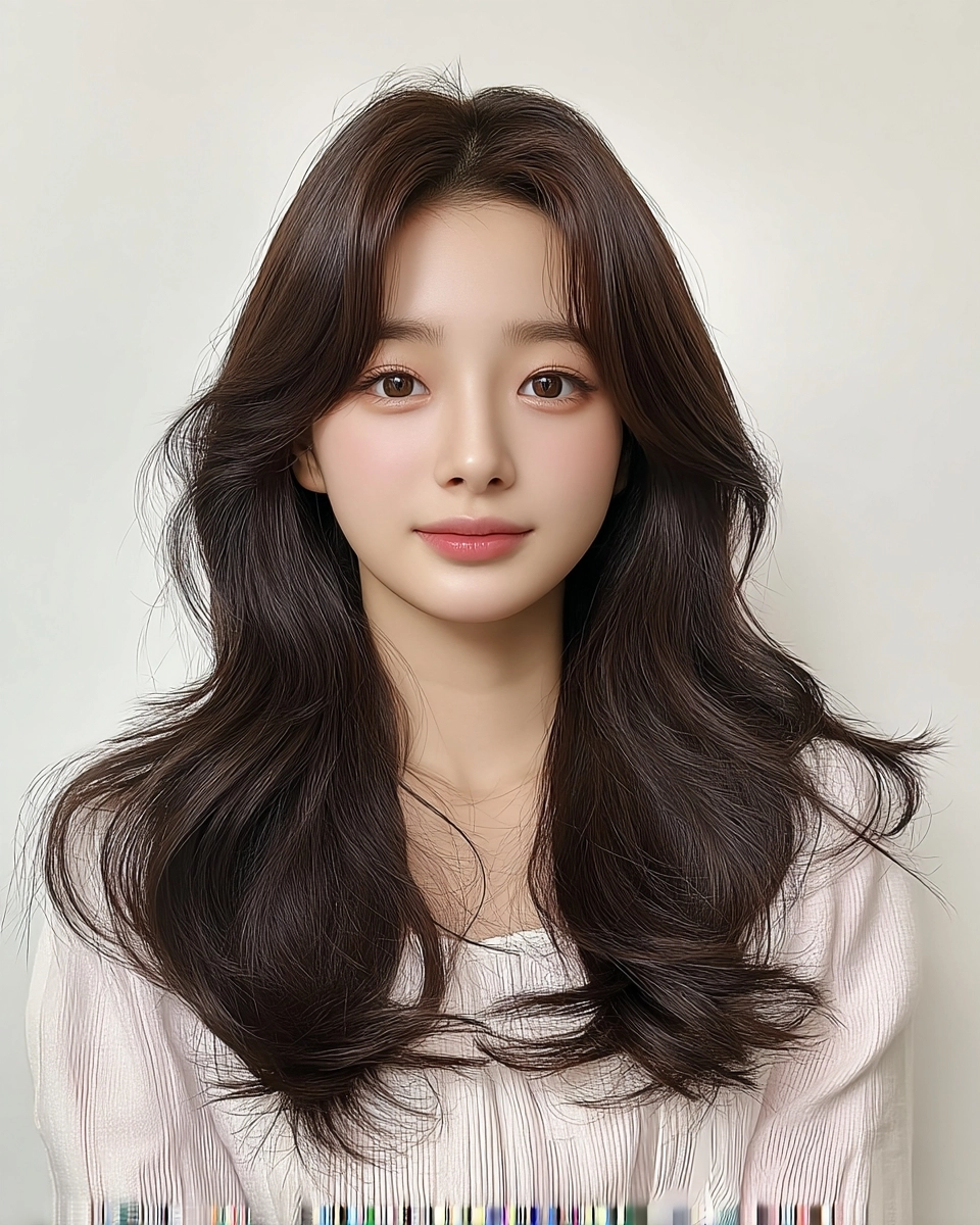 8 Chic Layered Hair Styles 2026 | Korea Hair Salon 11 chic layered hair Seoul 2026 - Style 8 at Korea Hair Salon Seoul