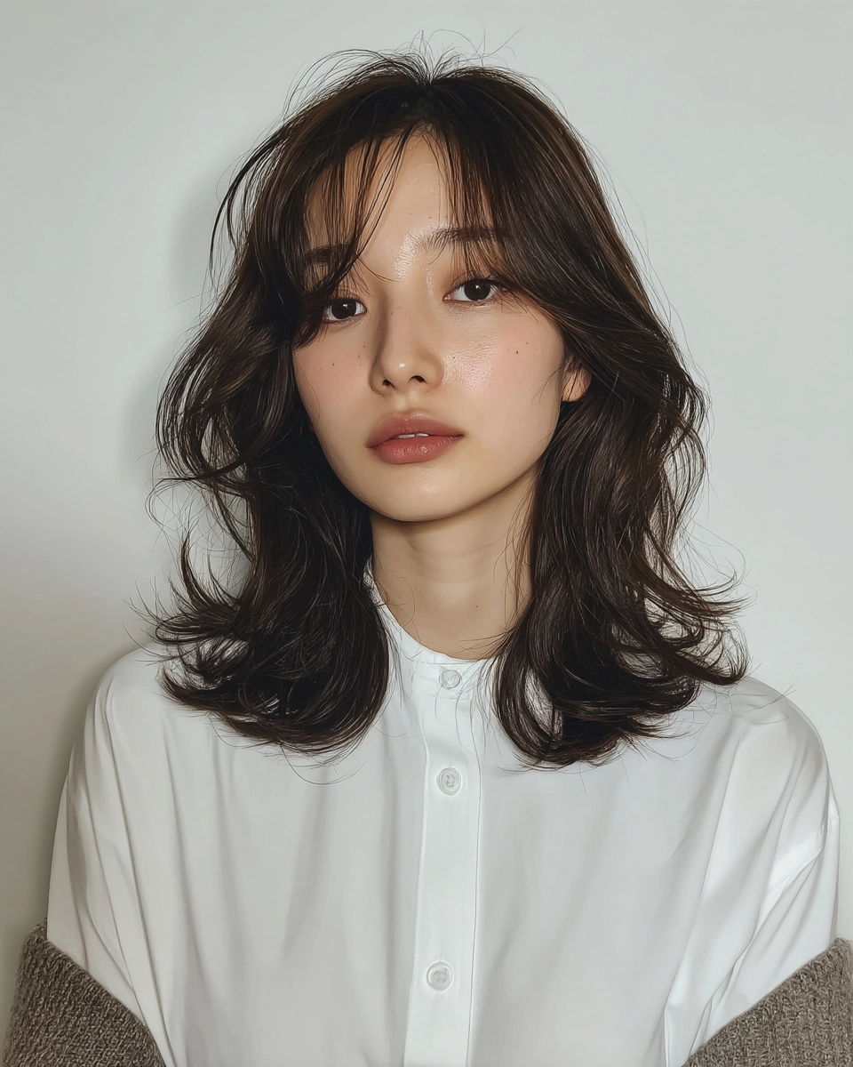 8 Chic Layered Haircuts 2026 | Korea Hair Salon 5 layered haircuts 2026 - Style 3 at Korea Hair Salon Seoul