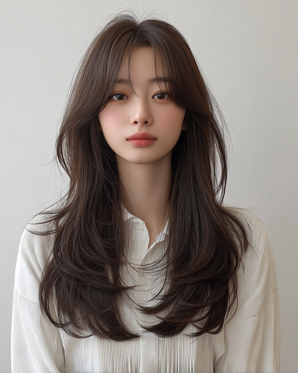 8 Chic Layered Haircuts 2026 | Korea Hair Salon 10 layered haircuts 2026 - Style 7 at Korea Hair Salon Seoul