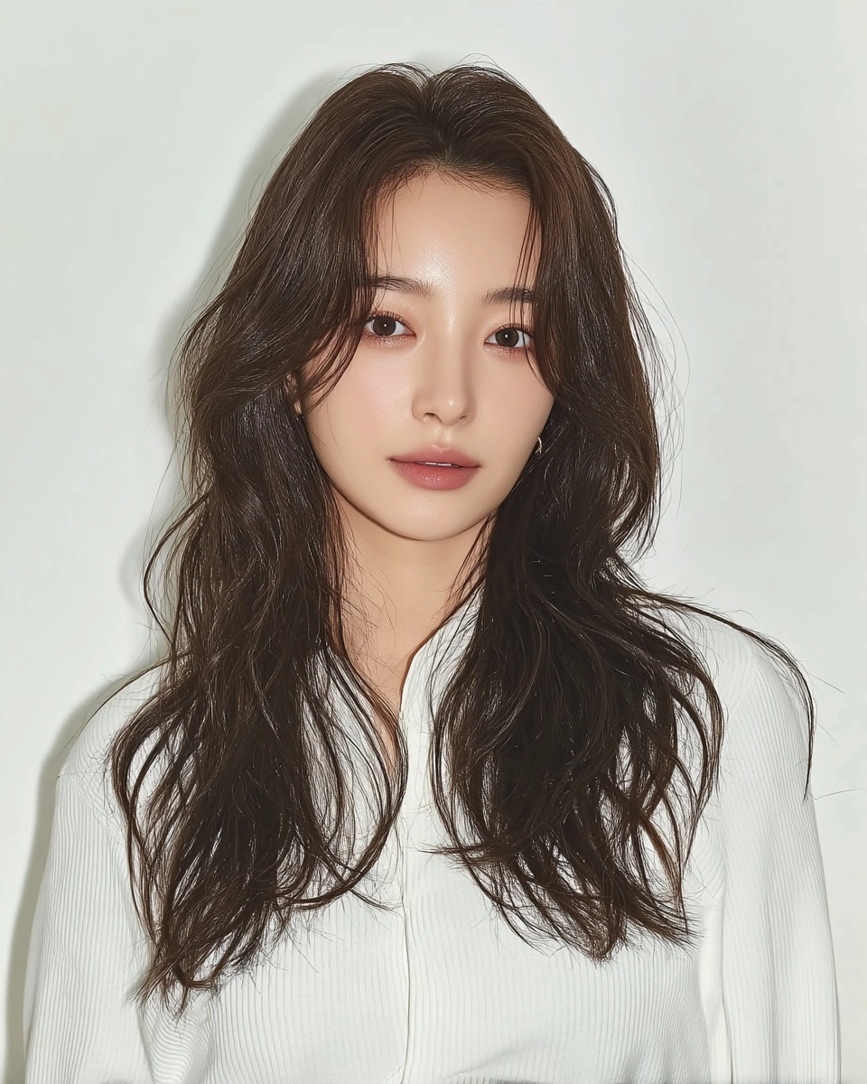 8 Chic Layered Haircuts 2026 Seoul | Korea Hair Salon 4 chic layered haircuts Seoul 2026 - Style 2 at Korea Hair Salon Seoul