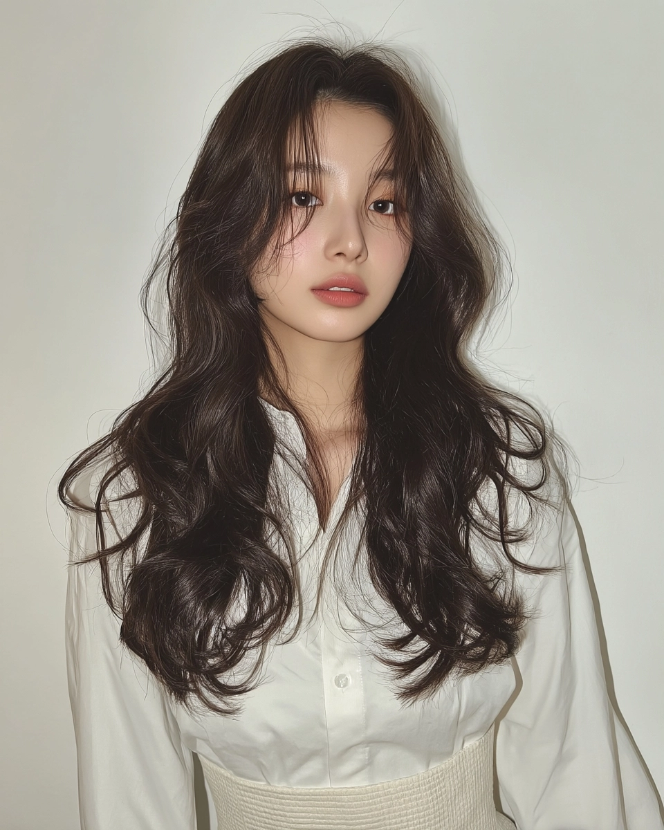 8 Chic Layered Haircuts 2026 Seoul | Korea Hair Salon 7 chic layered haircuts Seoul 2026 - Style 4 at Korea Hair Salon Seoul
