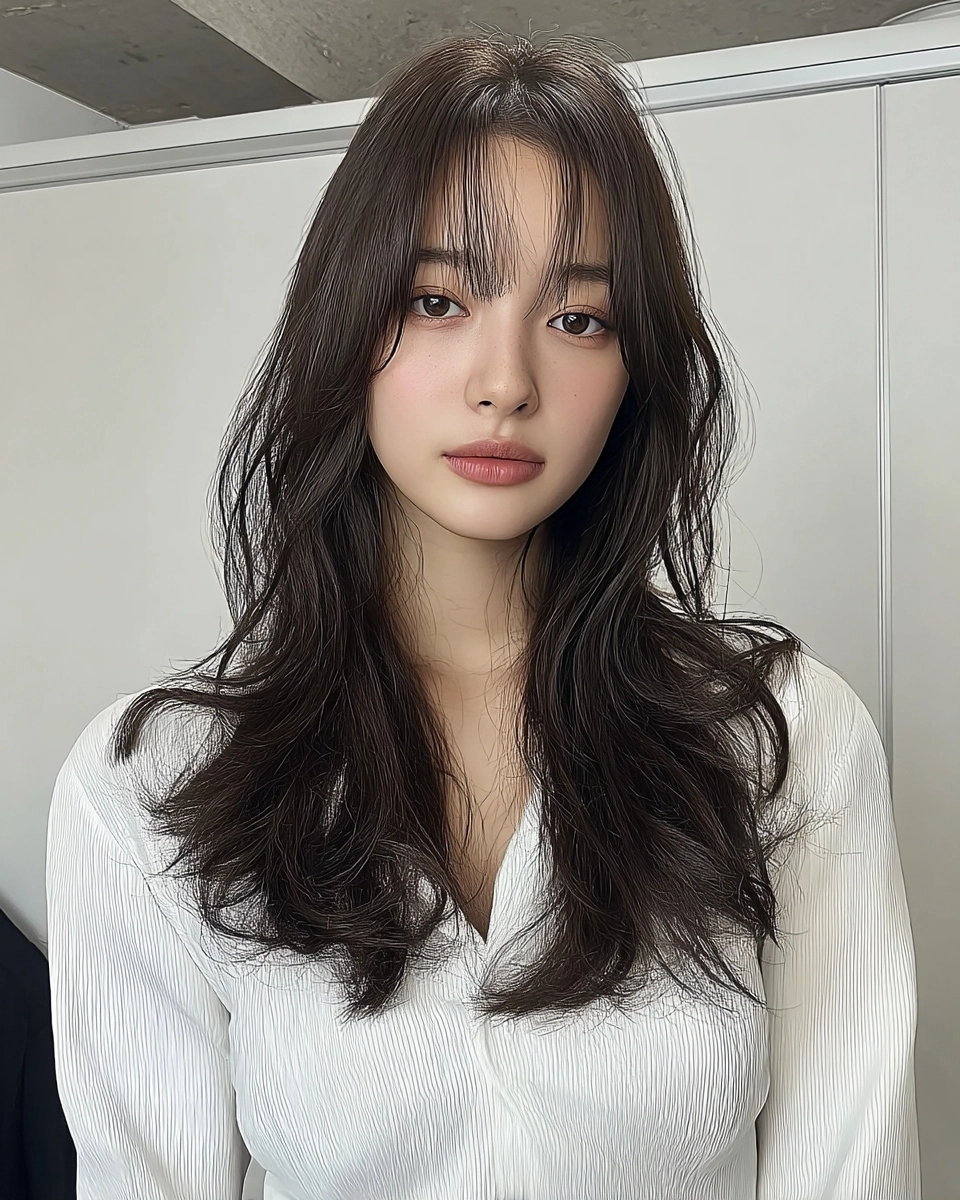 8 Chic Layered Haircuts 2026 Seoul | Korea Hair Salon 9 chic layered haircuts Seoul 2026 - Style 6 at Korea Hair Salon Seoul