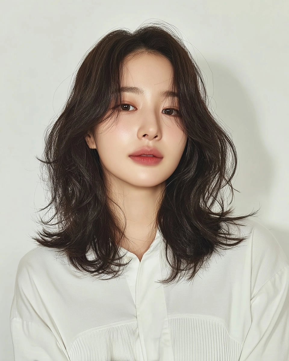 8 Chic Layered Haircuts 2026 Seoul | Korea Hair Salon 10 chic layered haircuts Seoul 2026 - Style 7 at Korea Hair Salon Seoul